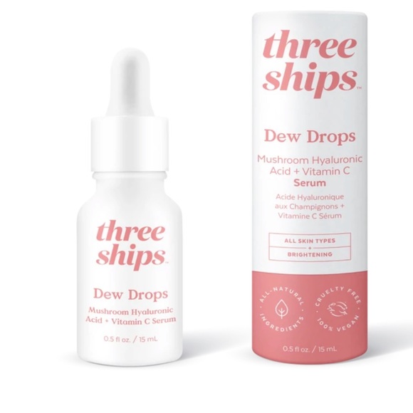 Three Ships Dew Drops Mushroom Hyaluronic Acid + Vitamin C Serum - Picture 1 of 5